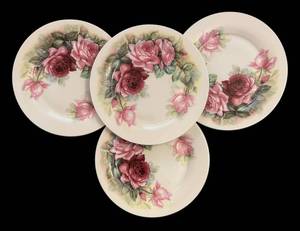lot 282R image: K - Four Stechcol Gracie Floral Plates