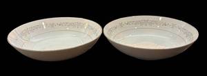 lot 290R image: K - Two Imperial China Windsor Serving Bowls