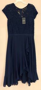 lot 423R image: MB - New Muisol Lace Dress Navy - Size XL