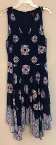 lot 434R image: MB - Maggy London Navy Maxi Dress - Size 14