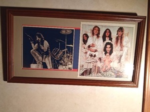 lot 34A image: Photo of Alice Cooper and photo of Alice cooper band