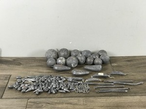 lot 227 image: Over 22 Pounds of Lead Fishing Weights