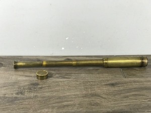 lot 235 image: Solid Brass Vintage Nautical Telescope Brass Pirate Spyglass Scope Marine Scope