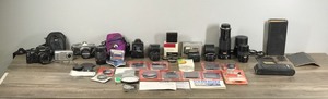lot 242 image: Large Lot of Cameras, Equipment, Accessories &amp More - see description for more info