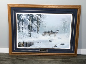 lot 255 image: Framed, Signed and Numbered Print by Leo Stans - Morning Solitude - 28133500