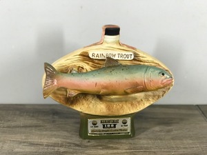 lot 279 image: Vintage-1975 Rainbow Trout Jim Beam Bar Decanter