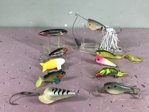 lot 296 image: Lot of 10 Fishing Lures - See description for more info