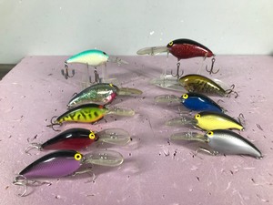 lot 300 image: Lot of 10 Norman Fishing Lures