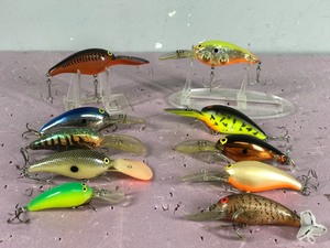 lot 301 image: Lot of 10 Norman Fishing Lures