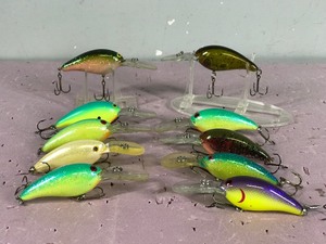 lot 302 image: Lot of 10 Norman Fishing Lures