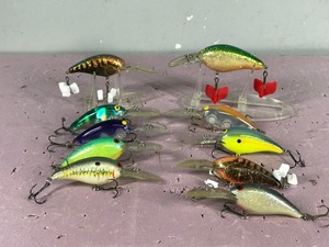 lot 303 image: Lot of 10 Norman Fishing Lures
