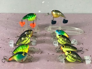 lot 310 image: Lot of 10 Fat Cat Bagley Fishing Lures