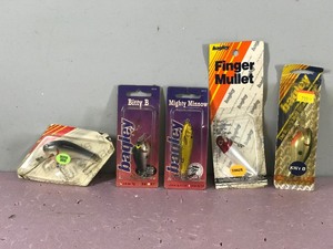 lot 312 image: Lot of 5 Bagley Fishing Lures in Original Packages