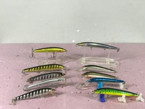 lot 313 image: Lot of 10 Bagley Fishing Lures