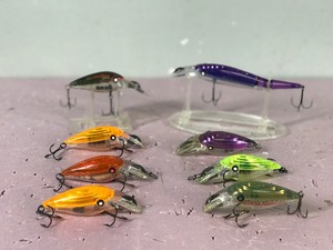 lot 317 image: Lot of 8 Rebel Blackstar Fishing Lures