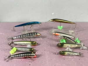 lot 321 image: Lot of 10 Bagley Fishing Lures
