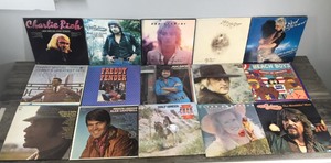lot 351 image: Lot of Vinyl Music Records - Cher - Rod Stewart - Beach Boys - Waylon Jennings & More