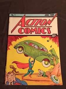lot 108 image: 1938 No1 Action comic book 10c