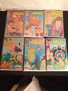 lot 114 image: 6 Beavis and Butthead comics 1994