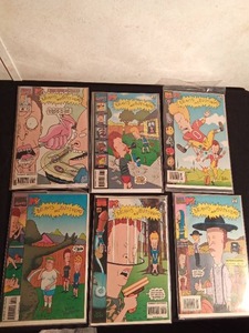 lot 115 image: 6 Beavis and Butthead comics 1994&nbsp