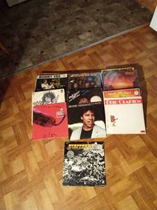 lot 126 image: Vintage vinyl album records including half sealed Steppenwolf and never been out of the package