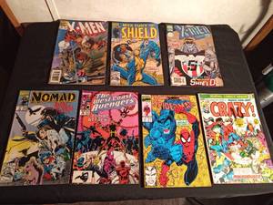 lot 135 image: 7 Vintage Marvel Comic Books