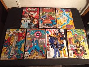 lot 136 image: 7 Marvel comic books