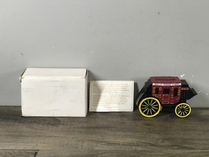 lot 363 image: Wells Fargo Stage Coach Metal Bank