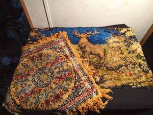 lot 34 image: 2 Vintage tapestries