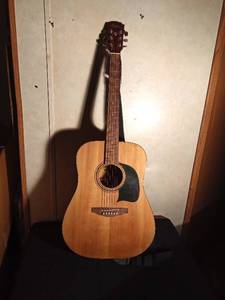 lot 11 image: Lyon by Washburn acoustic guitar