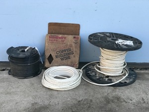 lot 384 image: Lot of Electrical Wire - see description for more info