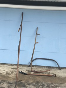 lot 394 image: Lot of Vintage Tools - Grim Reaper - Shovel Trencher - Branch Cutter & Large Saw