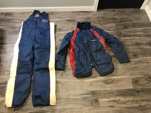 lot 415 image: Vintage Scorpion Snowmobile Snow Pants and Jacket