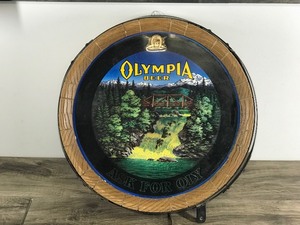 lot 8 image: Vintage Olympia Beer Lighted Beer Sign - Ask For Oly