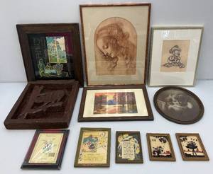 lot 94 image: Misc. Framed Pictures And More