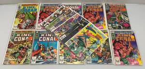 lot 157 image: Misc. Vintage Comics Including KING CONAN And More (Bagged And Carded)