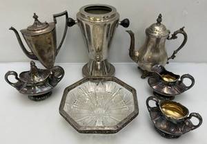 lot 30 image: Misc. Silver Plated Items