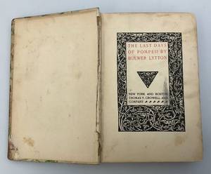 lot 50 image: 1834 The Last Days Of PompII By Bulwer Lytton Hard Cover
