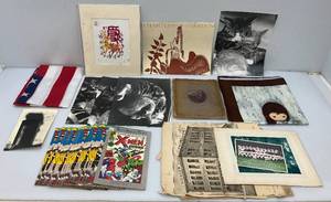 lot 75 image: Misc. Collectibles Including Paper, Flag, Oriental And More