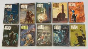 lot 81 image: VERY COOL 1970s Science Fiction Analog Science Fact Books