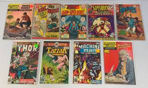 lot 188 image: Misc. Vintage 15,20,25,30 & 35 Cent Comics Including THOR And More (Bagged And Carded)