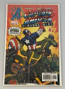 lot 203 image: Autographed By Artist Marvel #29 Captain America Disassembled (Bagged And Carded)