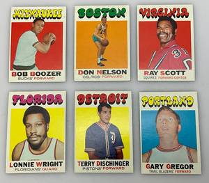 lot 222 image: 1968 Topps Basketball Cards&nbsp