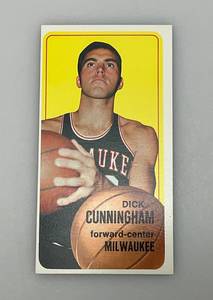 lot 227 image: 1970-71 Topps Dick Cunningham Basketball Card Reprint