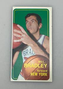 lot 229 image: 1970-71 Topps Bill Bradley Basketball Card Reprint