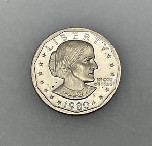 lot 249 image: 1980 (S) Susan B Anthony Cameo Close Date Wide Rim