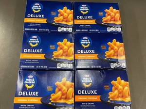 lot 18 image: IRE - Kraft Mac & Cheese Deluxe Original Cheddar 14 oz Six-Pack