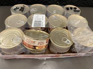 lot 19 image: AS 3 - Wellness CORE Cat Food - Classic Pat Chicken, Turkey & Chicken Liver (24 x 5.5 oz)