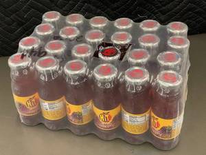 lot 105 image: SD 1 - HH Blackberry Juice Drink - Glass 7.9 oz Bottles - 24-Pack