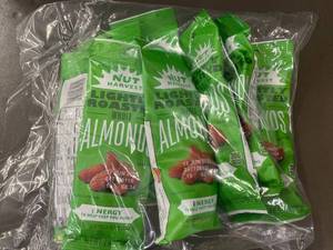 lot 157 image: IN 2 - Nut Harvest Light Roasted Almonds 2 14 oz (Lot of 5)